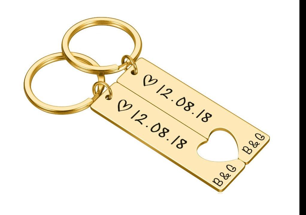 Chaveiro Barra com Data Personalizada - Uniquale
