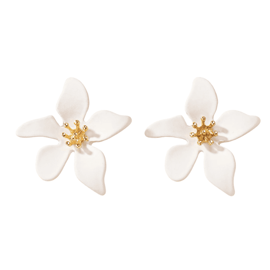 Brincos Flor Encanto Retro