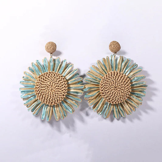 Brincos Boho Girassol