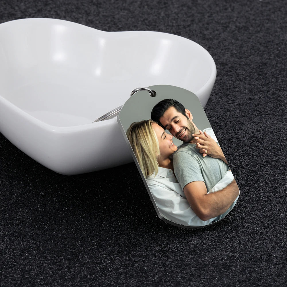 Chaveiro Foto e Mensagem