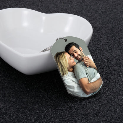 Chaveiro Foto e Mensagem