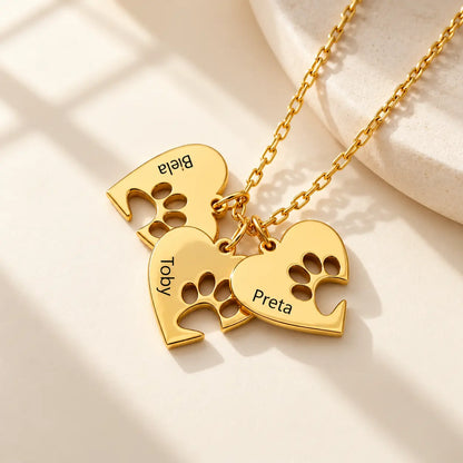 Colar Patinhas do Amor