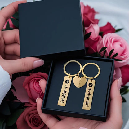 Chaveiro Spotify Corações Conectados