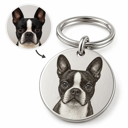Chaveiro Retrato do Meu Pet – Foto Personalizada