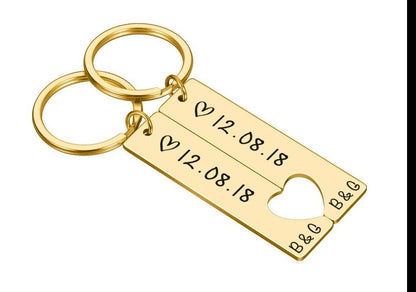 Chaveiro Barra com Data Personalizada - Uniquale