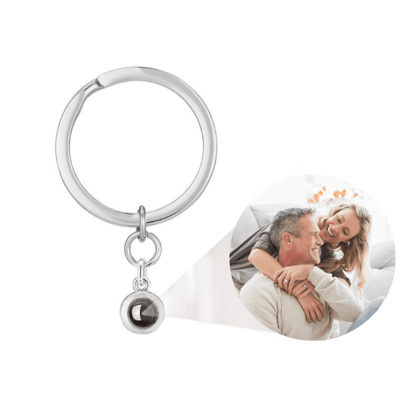 Chaveiro Circle Foto Personalizada - Uniquale