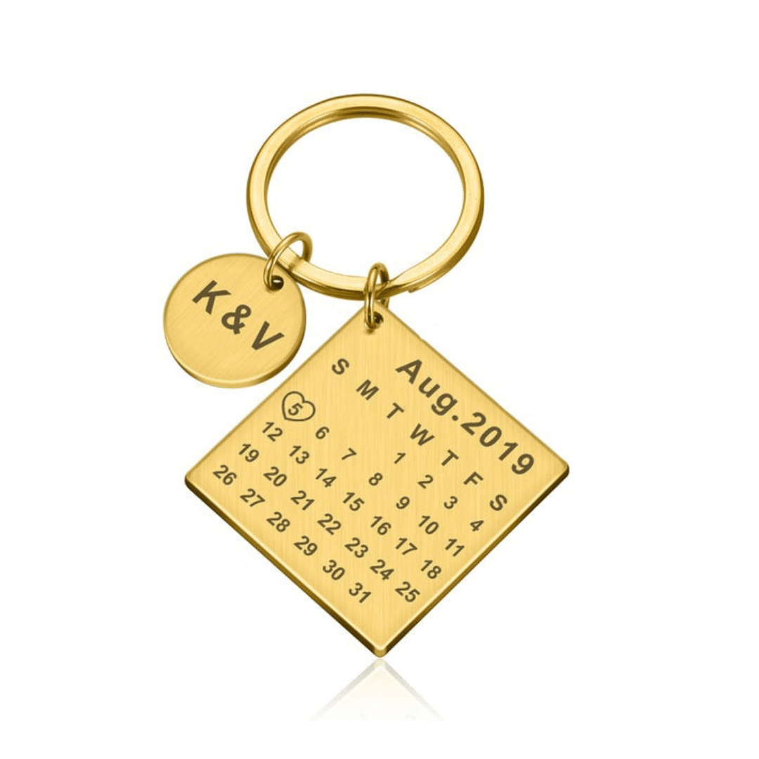 Chaveiro Calendário Memórias Personalizado - Uniquale