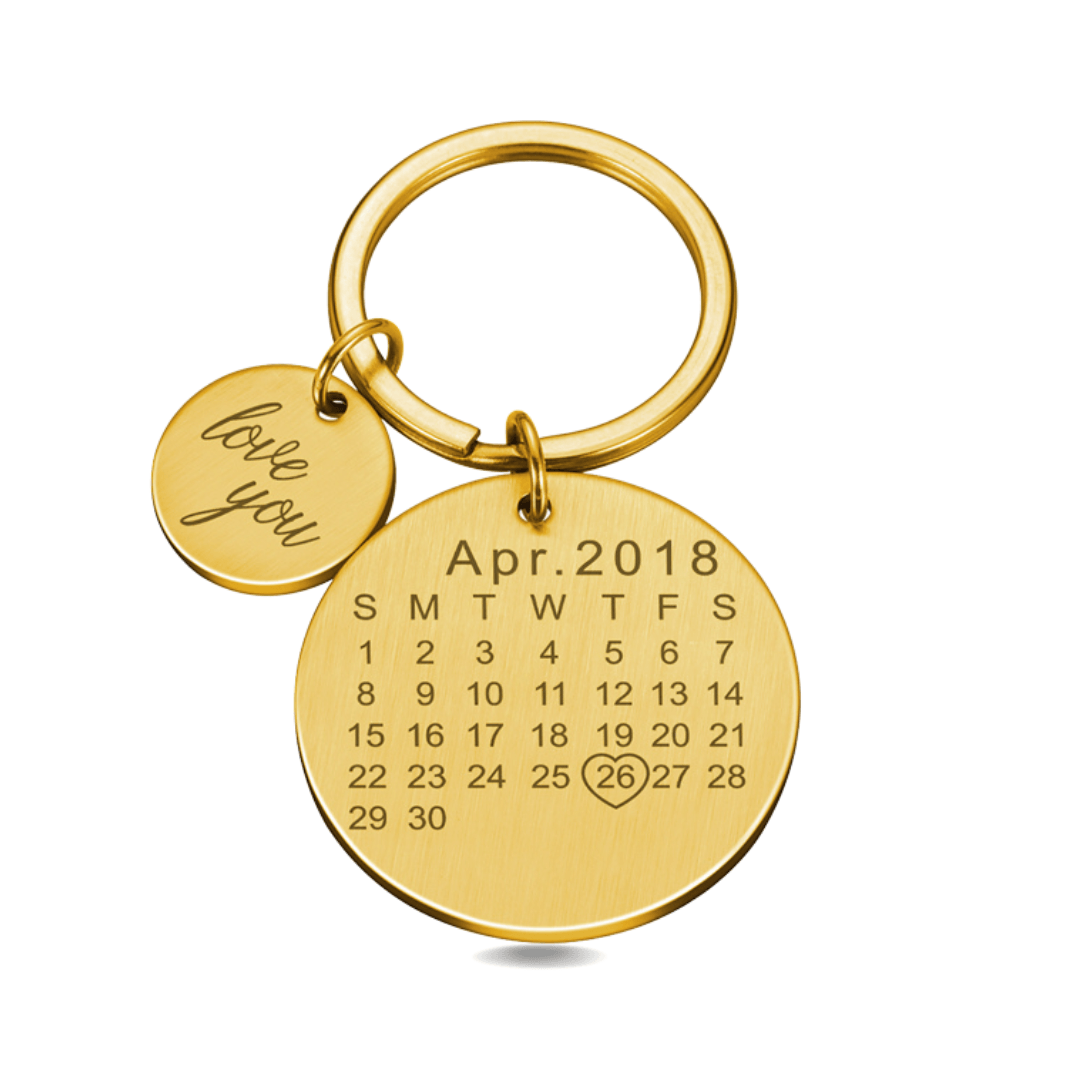 Chaveiro Calendário Memórias Personalizado - Uniquale