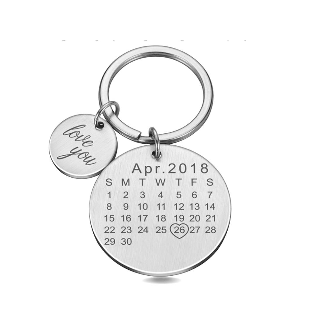 Chaveiro Calendário Memórias Personalizado - Uniquale