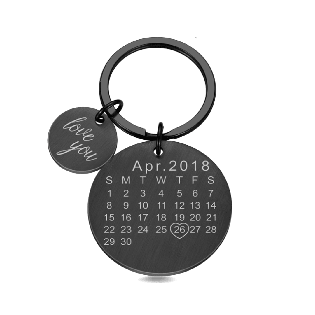 Chaveiro Calendário Memórias Personalizado - Uniquale