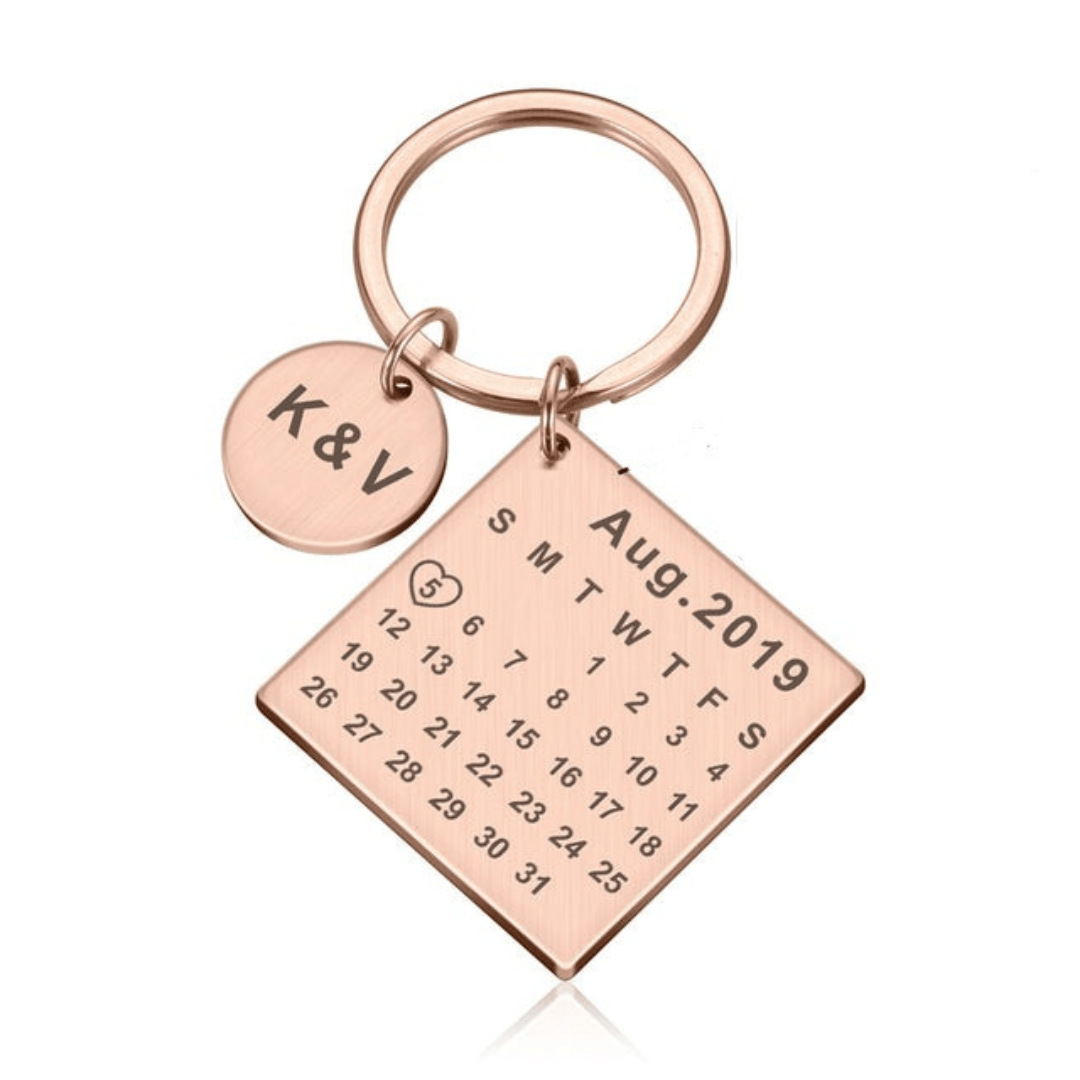 Chaveiro Calendário Memórias Personalizado - Uniquale