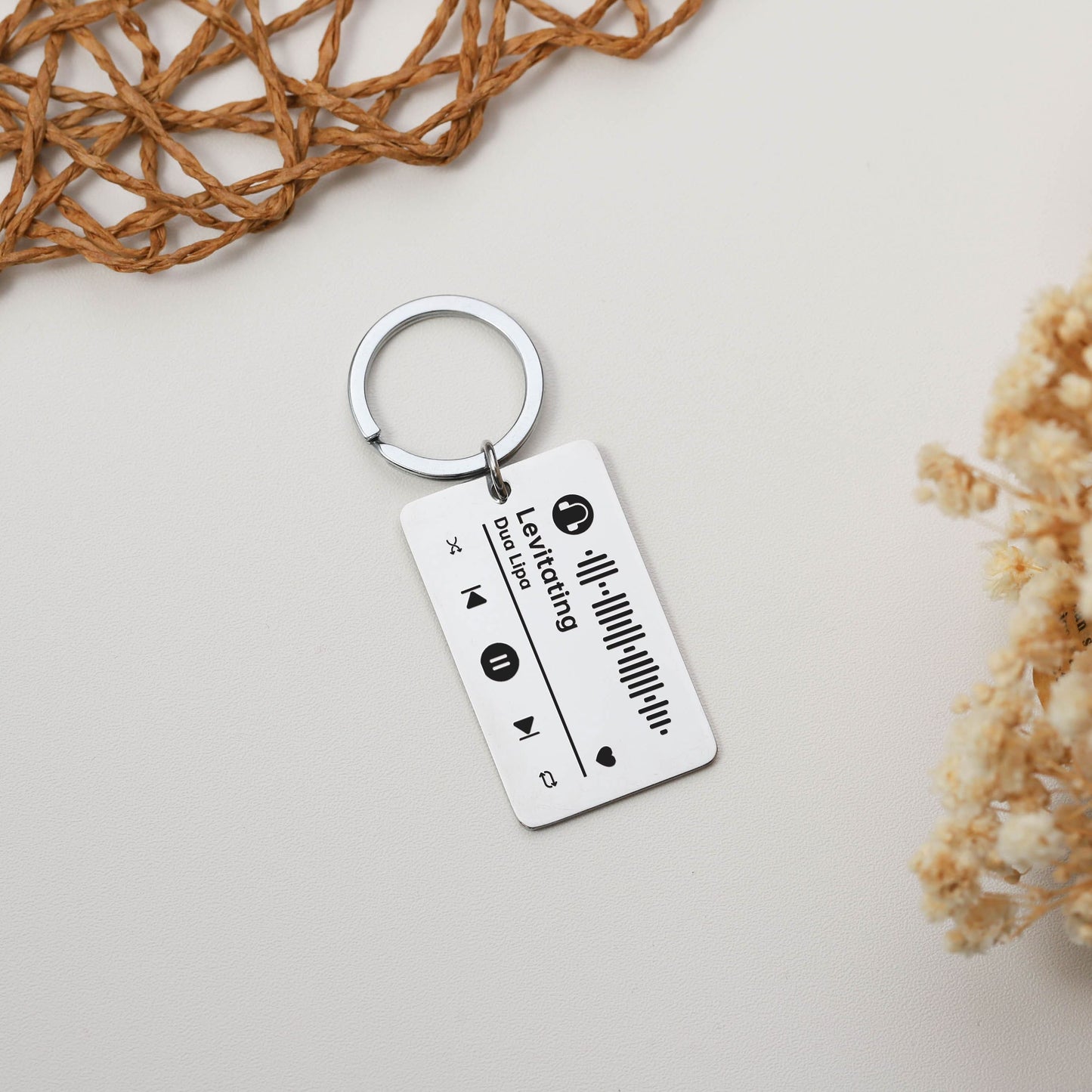 Chaveiro Spotify Quadrado - Uniquale