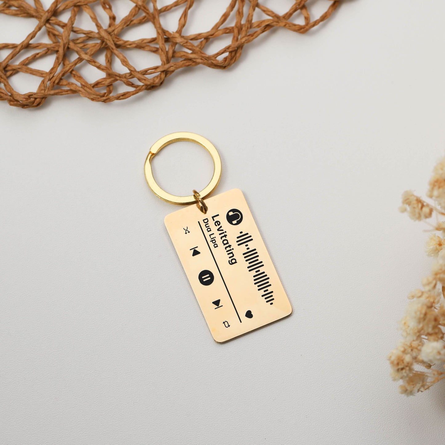 Chaveiro Spotify Quadrado - Uniquale